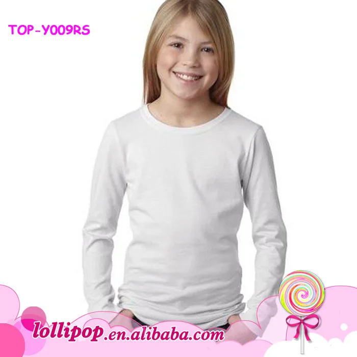 Wholesale cheap white girl toddler ruffle shirt blank boutique tops short sleeve children shirts
