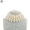 indian pearl choker sets 4 strands 10-16 cm white imitation pearl necklace