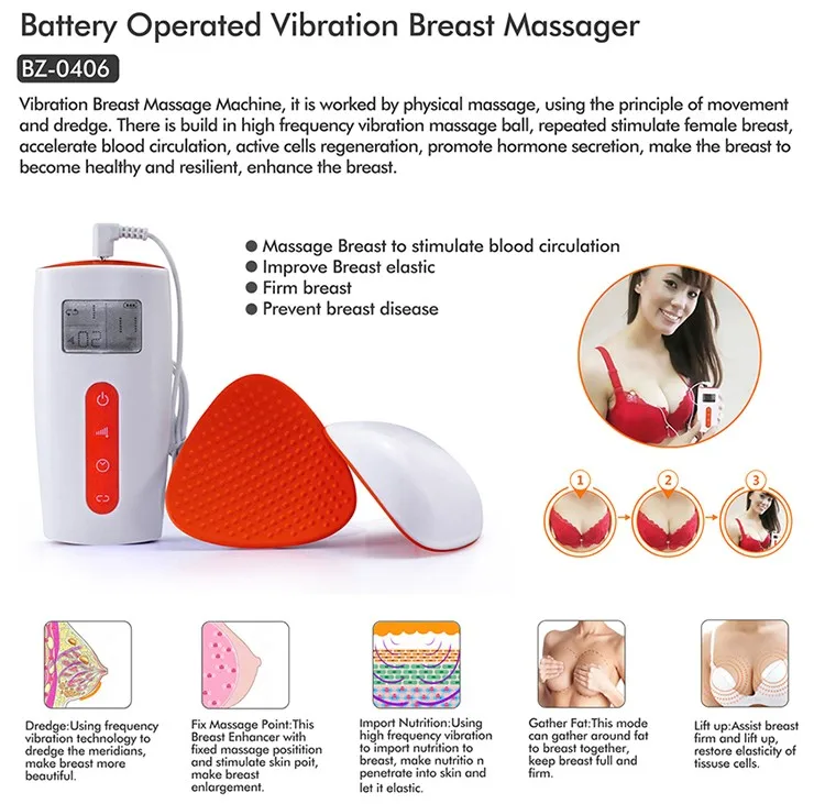 Breast vibrator