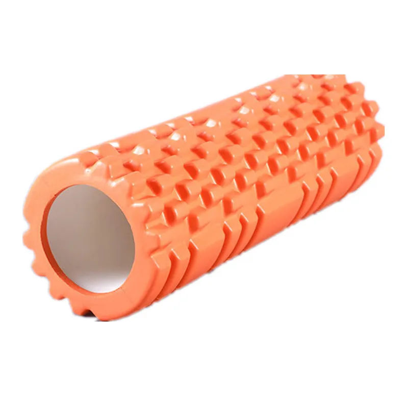 Medicine foam roller 12"4" with grid for deep tissue massage and muscle therapy eva yoga roller fitness equipment