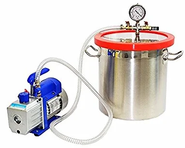 304 Stainless steel Vacuum chamber with vacuum pump