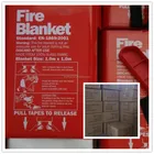 types of Fire Resistant Blanket Price 1.2m*1.8m for surpermarket