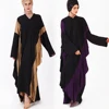 2019 sleeves Butterfly pattern long sleeve maxi dress wholesale dubai design kaftan pakistan abaya