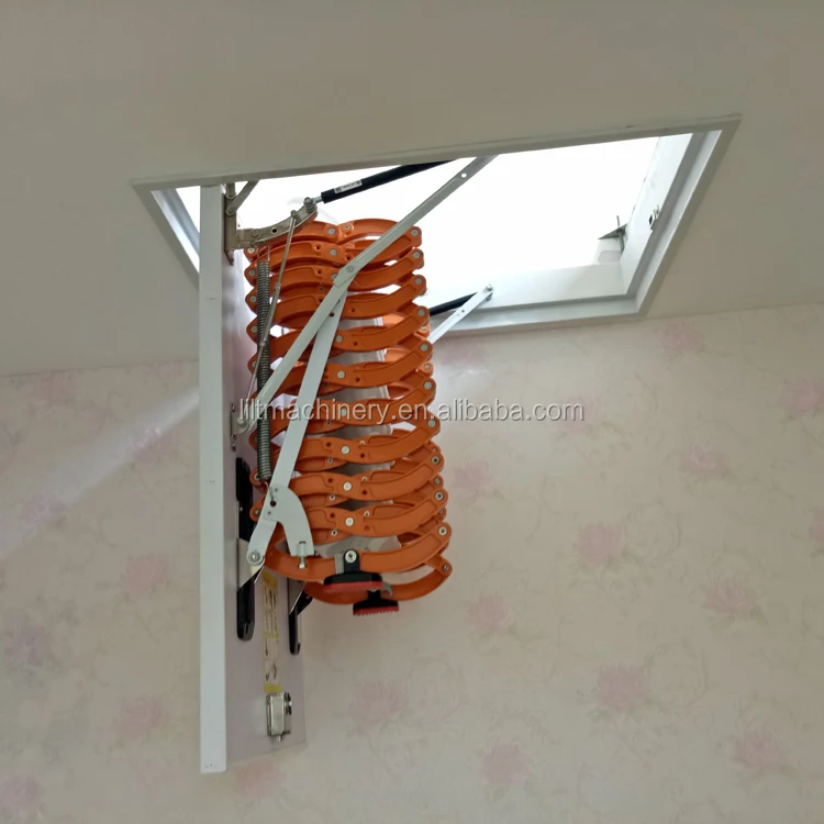 Folding Aluminium Part Electric Attic Stair Picture Safety