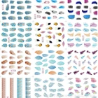 Nail Tattoo Nail Beauty Salon DIY Design Feather Water Transfer Nail Tattoo Sticker Wholesale