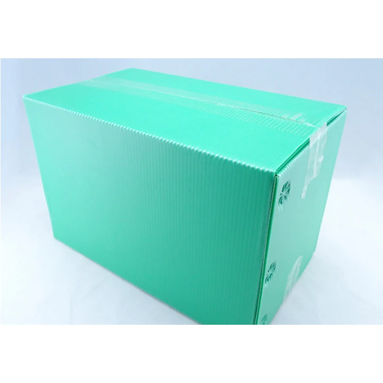 Corrugated Plastic Carton Box Twin Wall Pp Box Shipping Box Heavy-Duty Collapsible Storage Containers 3mm Thick PP Plastic Moving Boxes Space-Saving Design Cutting Processing 0