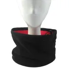 Unisex customized Outdoor black and red Soft Polar fleece Scarf