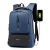 Waterproof Nylon Smart Business 15.6 inch Computer back pack bag Fashion Travel Laptop Backpack bag With USB