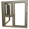 Wow!! aluminium window flyscreen wood grain / wood aluminium main entrance door manufacturer Foshan/ wood aluminium frame window