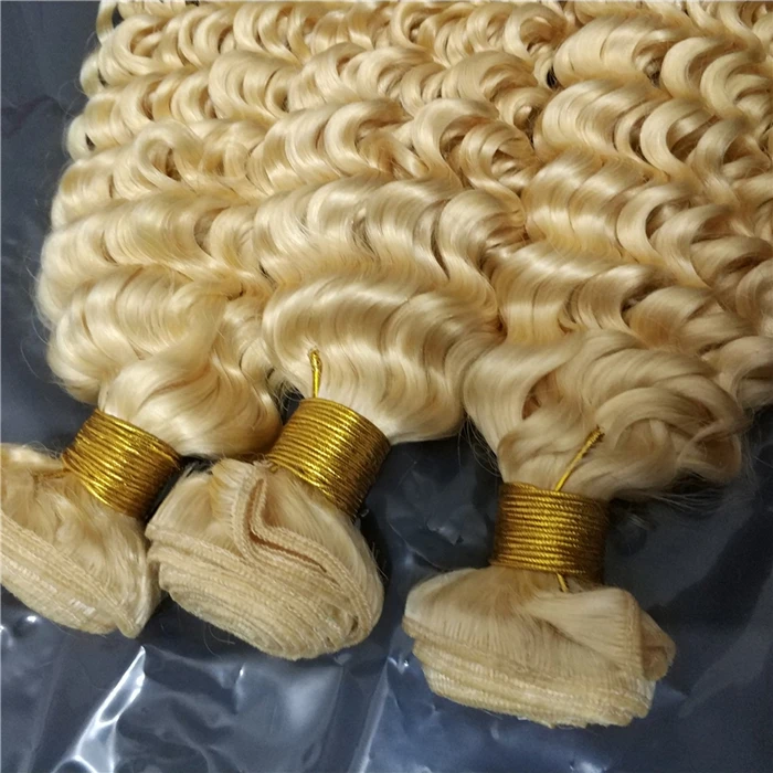 Letsfly 10pcs hair Wholesale deep wave curly wavy Human Hair Mink 613 blonde colored Brazilian remy Hair weave extension
Letsfly 10pcs hair Wholesale deep wave curly wavy Human Hair Mink 613 blonde colored Brazilian remy Hair weave extension