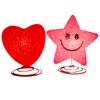 Lovely crafts 3d eva red heart lighting ornament gift for wedding anniversary