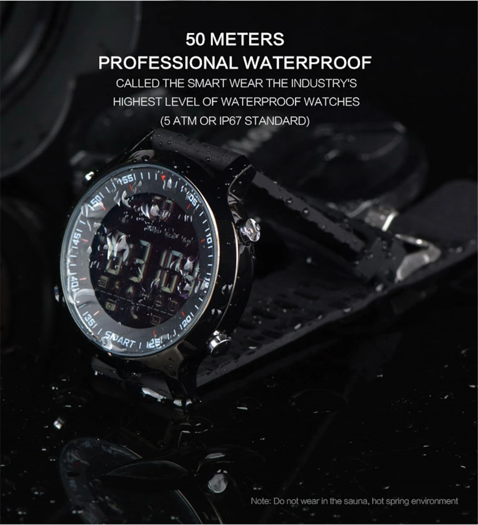 Original Makibes EX18 Sports Smart watch BT 4.0 Call reminder Remote control Stopwatch Pedometer 5 ATM Water Resistant (3)