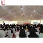 Outdoor pvc fabric umbrella wedding tent with lining and curtain ideas
