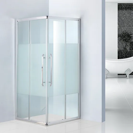 chrome profile and plastic shower room seals shower cabin