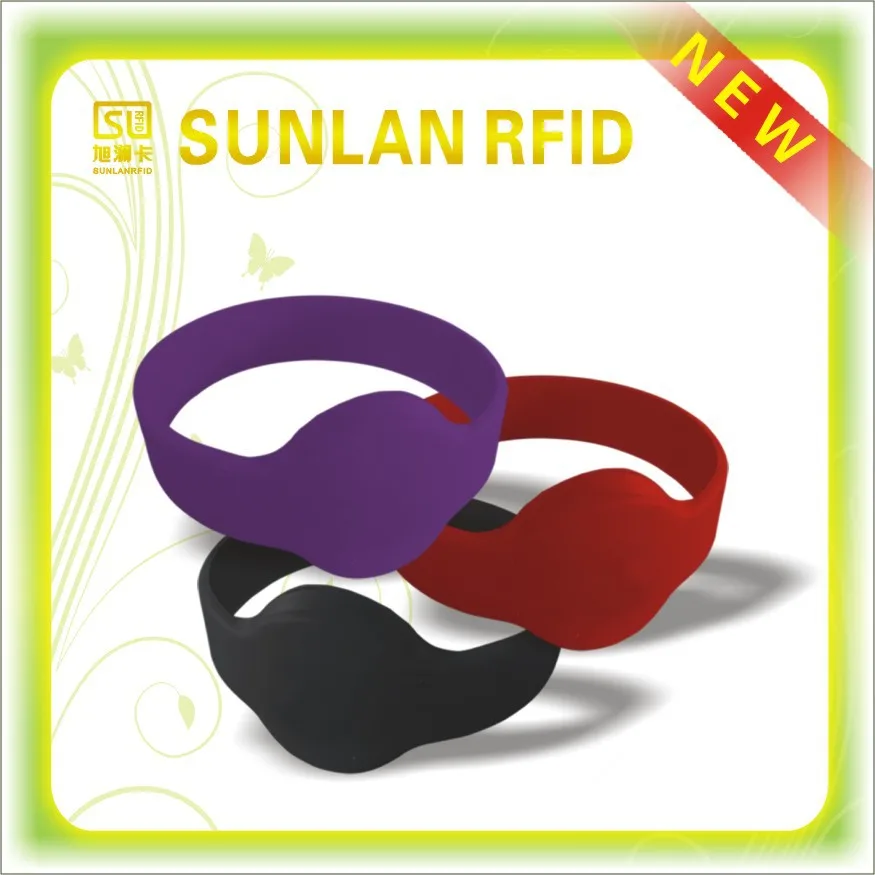 Waterproof Silicone uhf rfid wristband/bracelet for Swimming pool,Water parks,Sporting venues