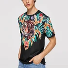 online shopping mens animal flower print tunic t-shirts custom t shirt printing