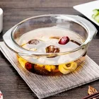Sealing for nutrition kitchenware customized borosilicate glass casserole &glass crystal pot