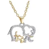 Hot sale Mother's day Jewelry Elephant Pendant Necklace Mothers day Promotional Gift