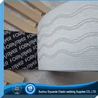 custom printed underwear non-slip silicone gripper jacquard elastic webbing