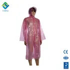 PE disposable emergency plastic kids rain coat