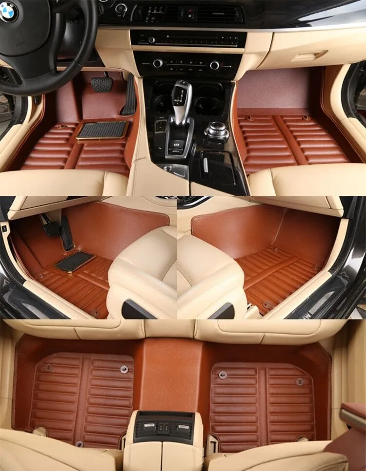 high quality car accessories all weather custom size new design PU leather 3D Car mat