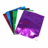 Aluminum Foil Mylar Bag Front Clear Food Storage Package Pouches Ziplock