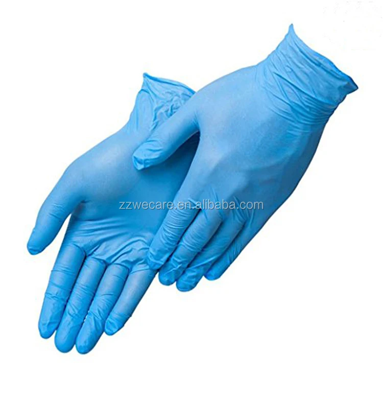 Latex Free Disposable  Comfortable Medical Textured Finger Tips Food Safety Cleaning Safety Nitrile Coated Work Gloves