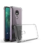 Droproof ultra slim sublimation transparent acrylic soft silicone tpu case for Motorola G7 POWER