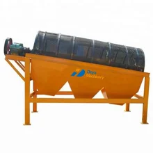 rotary trommel screen for mineral placer separation