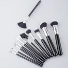 Online Shopping Black Wooden Handle Make Up Brushes Makeup Brush Set 12 Piece