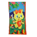 China cheap cartoon characters sand free microfiber printed beach towels for travel