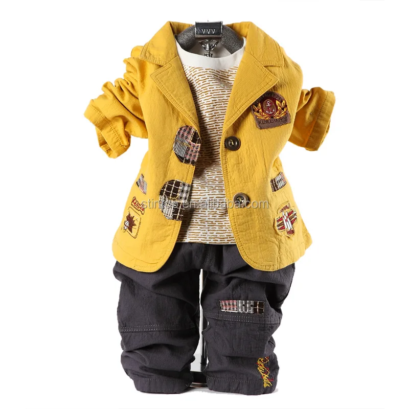 Baby spring Korean children 's jacket suit children' s suit cotton three - piece Kids boy clothing sets
Baby spring Korean children 's jacket suit children' s suit cotton three - piece Kids boy clothing sets
