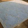 Premium quality colorful one of a kind transitional geometric resort custom natural fiber rug