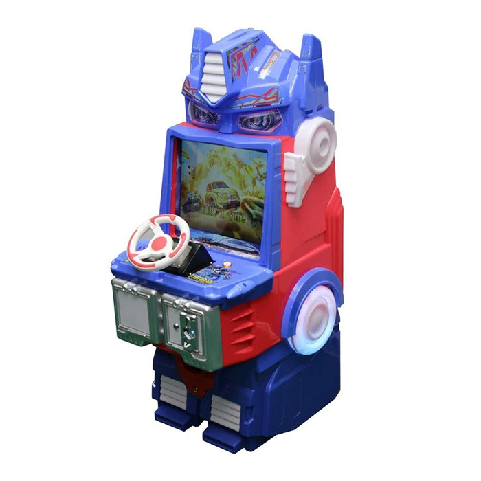 Children Transformers series car video Crazy Racing coin game machine racing electronic games machine for kids, Blue
Children Transformers series car video Crazy Racing coin game machine racing electronic games machine for kids, Blue