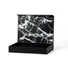 OEM factory made black box cheap price wholesale custom marble box luxury gift black magnetic magnet box with LOGO