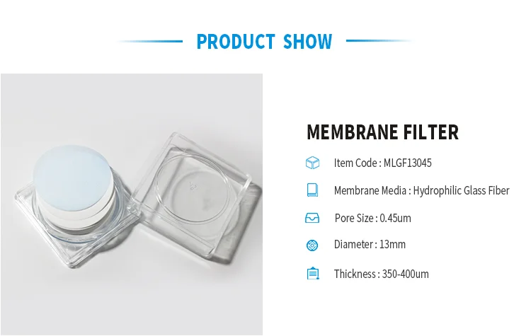 Oxygen Micropore Water millipore Membrane Filter for LAB