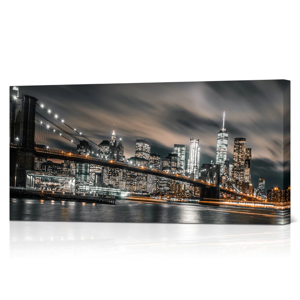 Home Decor Canvas Prints Brooklyn Bridge Picture Manhattan New York City Wall Art Modern Painting Picture Print on Canvas Framed
Home Decor Canvas Prints Brooklyn Bridge Picture Manhattan New York City Wall Art Modern Painting Picture Print on Canvas Framed