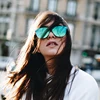 Usom Women Luxury Sunglass Polarized Photochromic One Piece Rimless Anti Glare Driving Sun Glasses