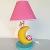 Creative Moon And Owl Boy Girl Cute Decorative Table Lamp