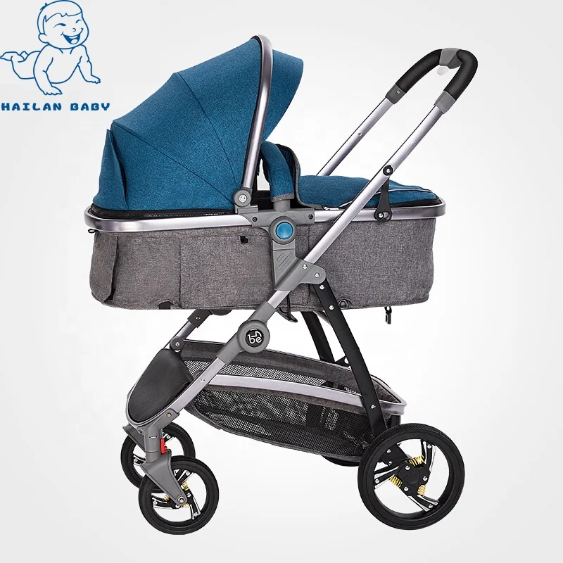 silver baby stroller