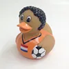 Sports Soccer Yellow Rubber Duck with Country Flag