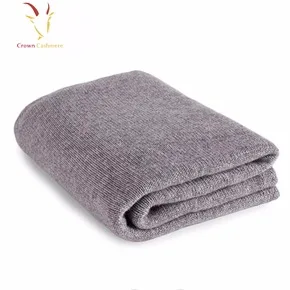 100% Kids Cashmere Knitted Wholesale Baby Throw Blankets