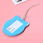 High quality flexible airline rubber baggage tag with customer logo printed