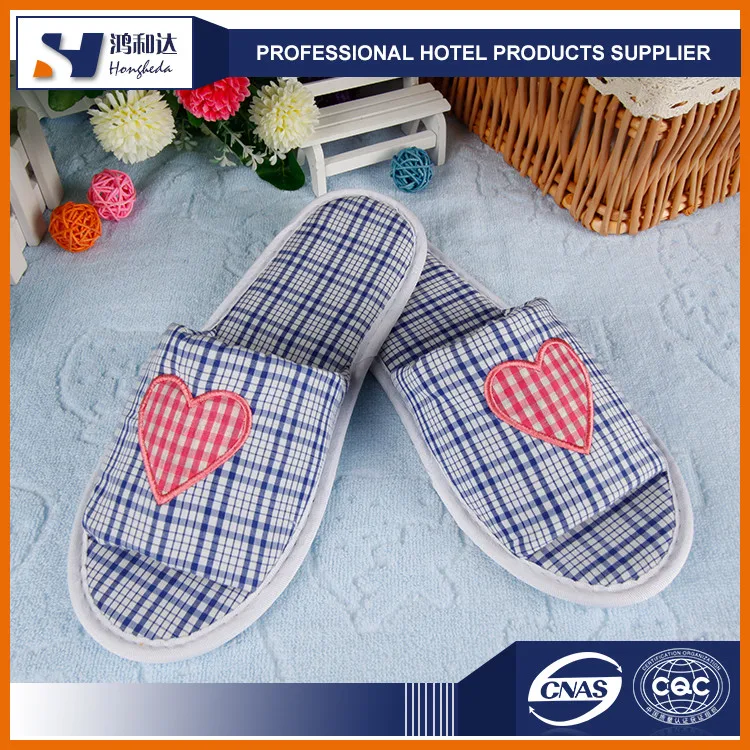 Hotel bedroom slippers or soft house shoes slippers