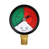 40mm black iron shell brass connection bottom dry pressure gauge for hydraulic press
