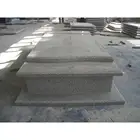 Chinese pearl grey granite slab gravestones