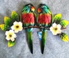 Wholesale Good Price Iron Crafts Parrots Hanging Home Decor Metal Wall Art Parrots Plaque Decoration