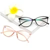 new fashion PC glasses frames cat eye optical spectacle frame men clear lens eyeglasses students ultralight plastic oculos
