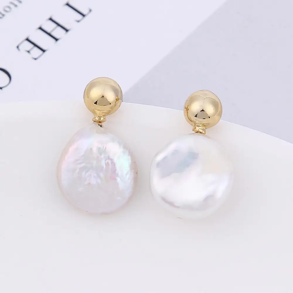 New Arrival Trendy Irregular Freshwater Baroque Pearls Stud Earrings for Women, Picture
New Arrival Trendy Irregular Freshwater Baroque Pearls Stud Earrings for Women, Picture