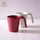 Ceramic tea cup coffee cup with R shape handle